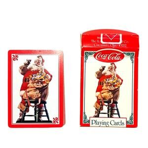 Coca Cola Santa Playing Cards 1996 Very Good Pre-Owned Condition